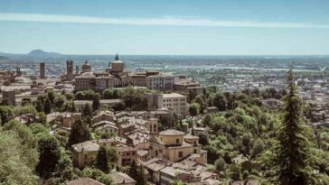 veduta panoramica di Bergamo