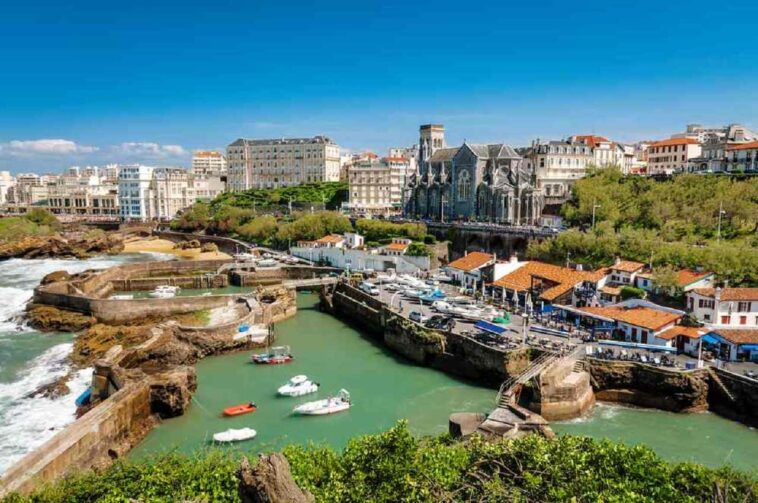 il porto di Biarritz