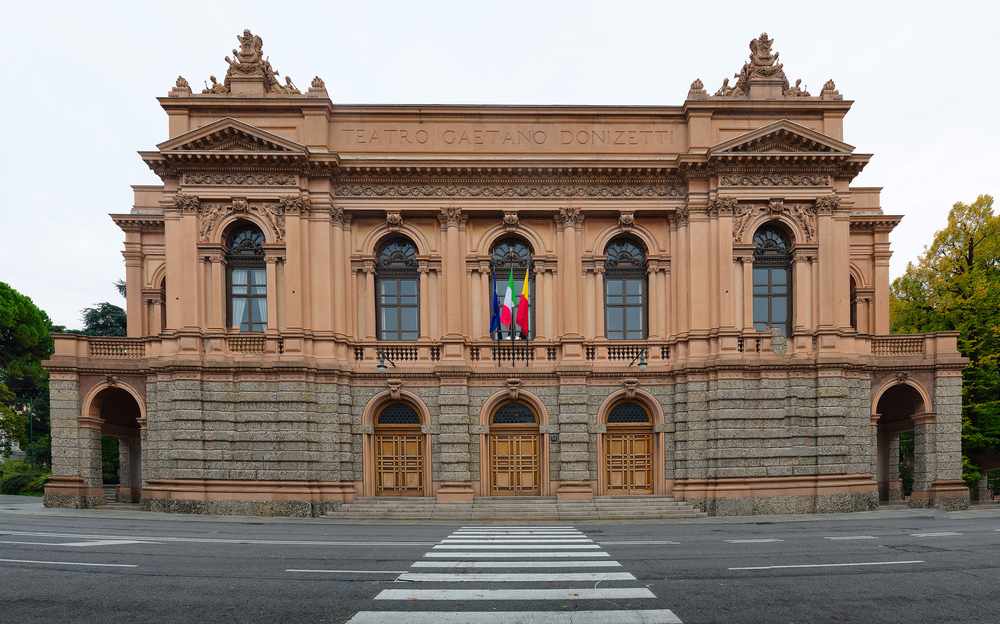 il teatro Donizetti a Bergamo