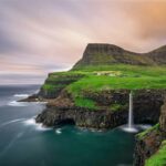 Isole Faroe tramonto