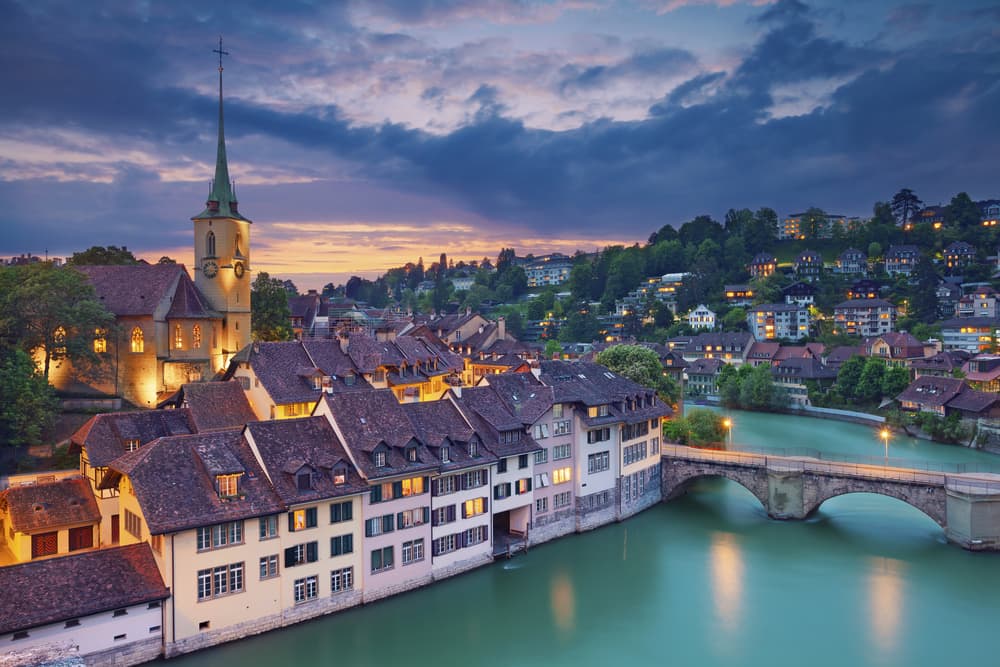 Berna vista fiume