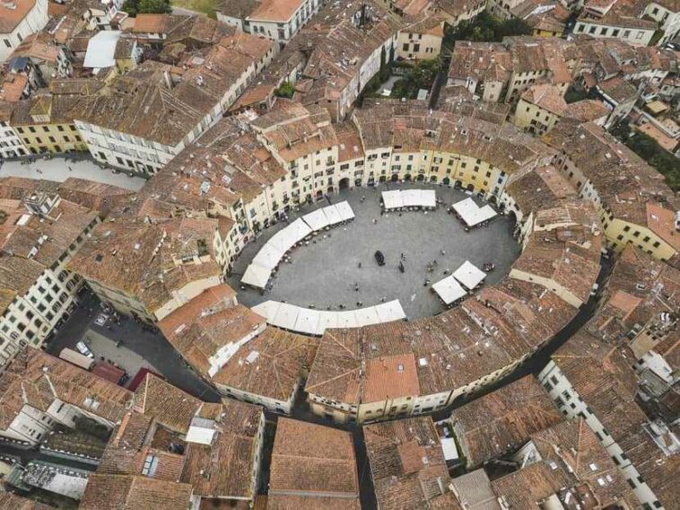 Lucca vista dall'alto