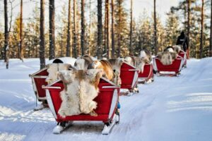 Rovaniemi renne Babbo Natale